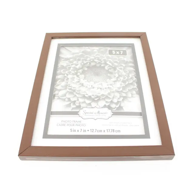 Lot of 2 Special Moments Photo Frames Dark Brown Light Wood 5x7 8x10