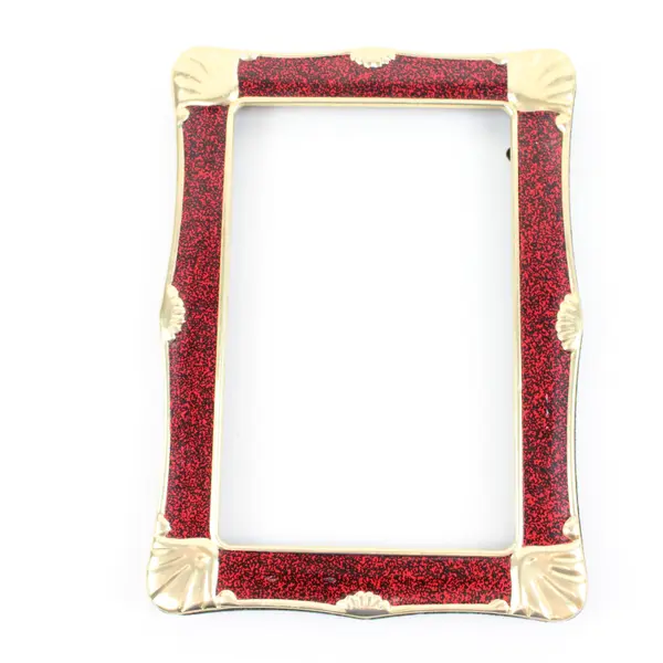 Lot of 3 Ornate Decorative Picture Frames Brown Gold Red