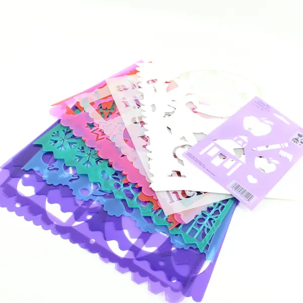Lot of Assorted Simply Stencils/Plaid Plastic Paper Craft Stencils