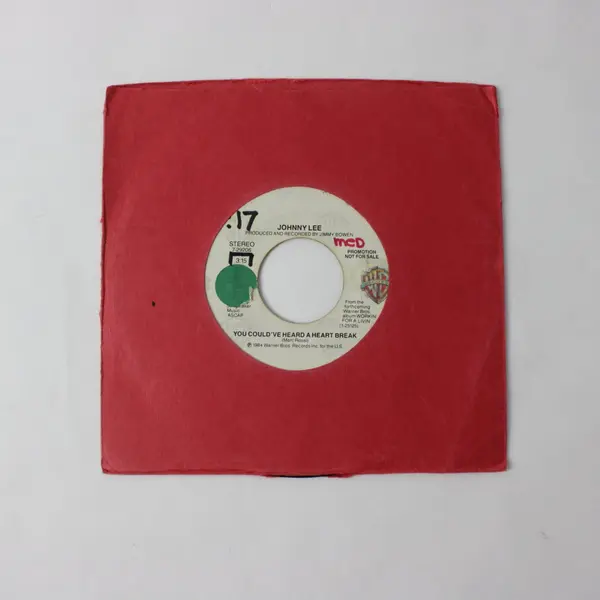 Johnny Lee You Could've Heard A Heart Break  7" Vinyl Record