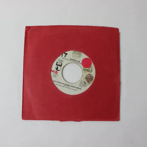 Johnny Lee You Could've Heard A Heart Break  7" Vinyl Record