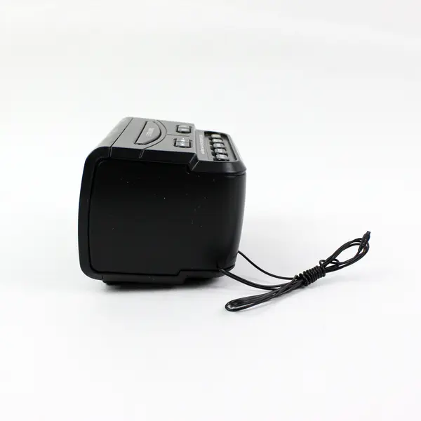 DreamSky Digital Alarm Clock Radio Black Display With Power Adapter Tested