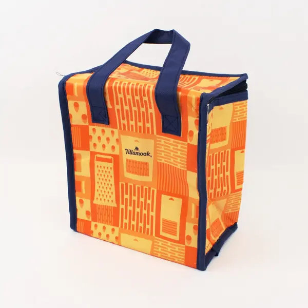 Tillamook Cheese Insulated Cooler Bag Orange Navy Shop Tote Bag