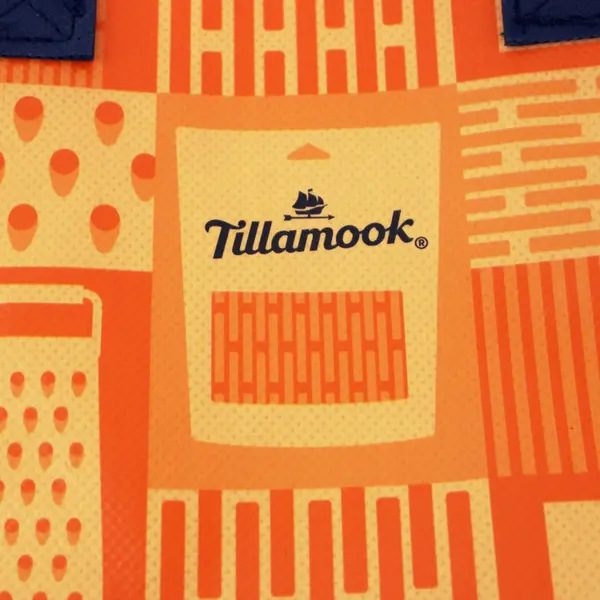 Tillamook Cheese Insulated Cooler Bag Orange Navy Shop Tote Bag