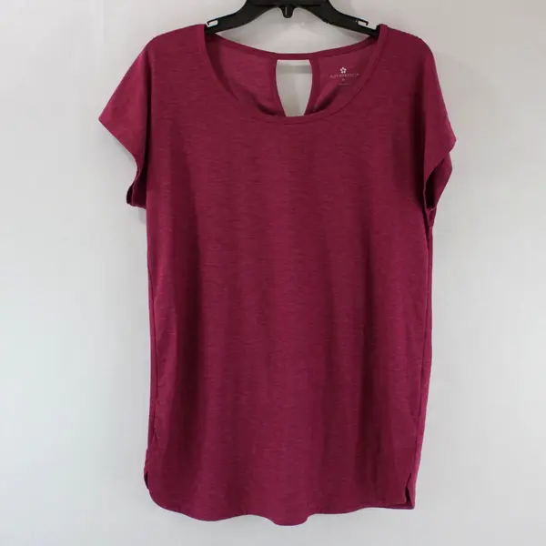 Tuff Athletics Women's Activewear T-Shirt Medium Magenta Space Dye