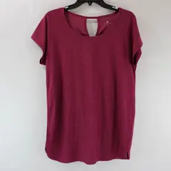 Tuff Athletics Women's Activewear T-Shirt Medium Magenta Space Dye