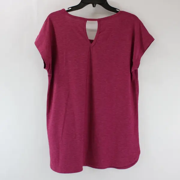 Tuff Athletics Women's Activewear T-Shirt Medium Magenta Space Dye