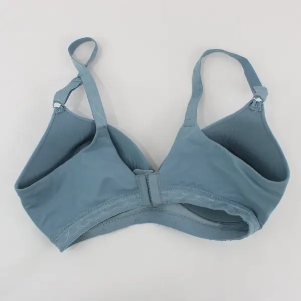 Warners Blue Wireless Bra Women's Size 36C Pre-Owned