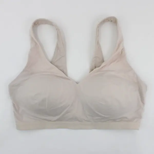 Warner's Easy Does It Wireless Lightly Lined Bra Size M Nude Tan