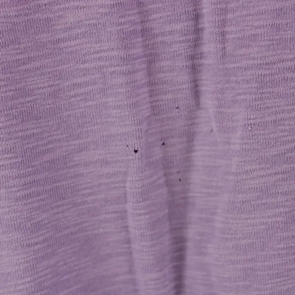 Kirkland Signature Women's Purple Cotton Blend 3/4 Sleeve Shirt S 7991664