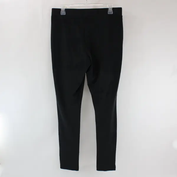 Women's Black Faux Suede Leggings
