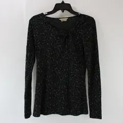 Royal Robbins Women's Top Long Sleeve Wool Blend Black Medium ROYCL-S09