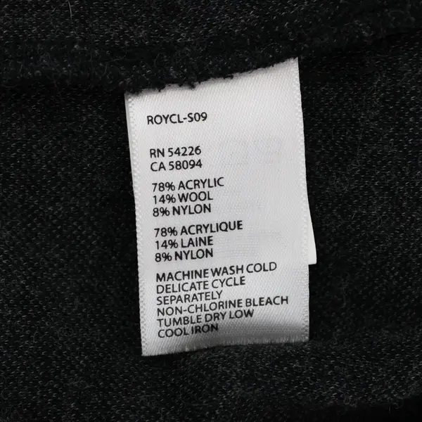 Royal Robbins Women's Top Long Sleeve Wool Blend Black Medium ROYCL-S09