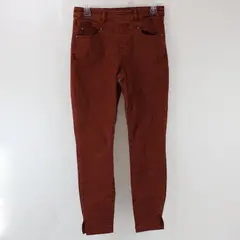 Tribal 46990-2020W Women's Burnt Orange Skinny Pull-On Jeans Size 4