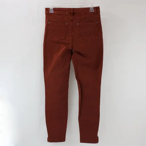 Tribal 46990-2020W Women's Burnt Orange Skinny Pull-On Jeans Size 4