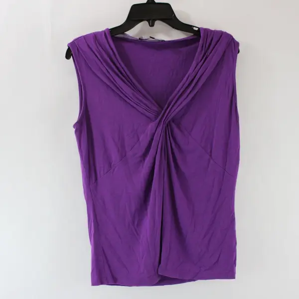 Jones New York Women's Purple Sleeveless Top Size Small