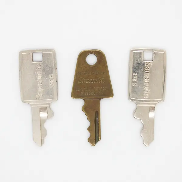 Lot of 3 Samsonite Luggage Keys 170S & 96 Replacement Repair