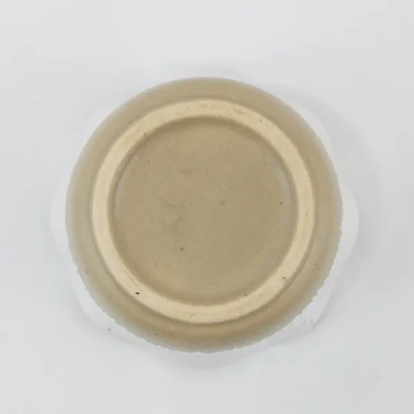 Speckled Scalloped Ceramic Bowl 3.5in Small Serving Condiment