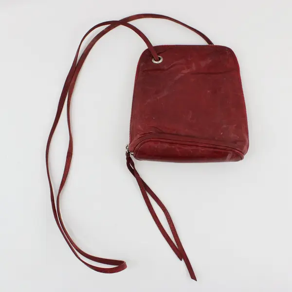 Latico Burgundy Leather Crossbody Shoulder Bag Purse