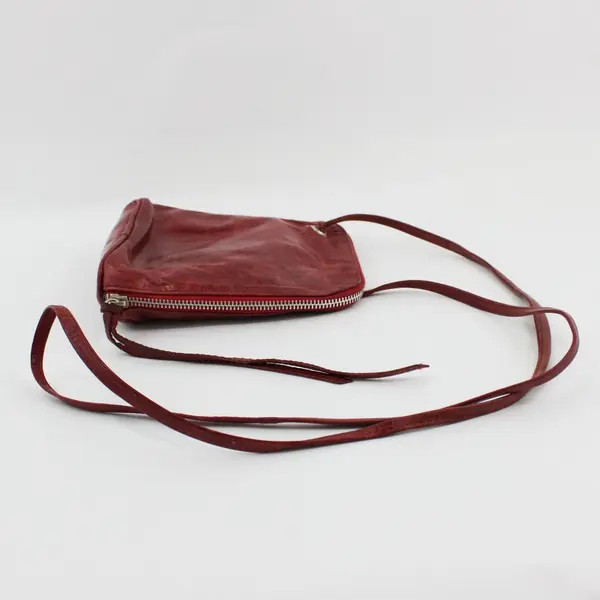 Latico Burgundy Leather Crossbody Shoulder Bag Purse