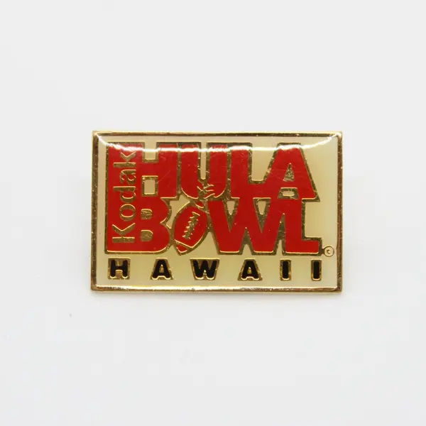 Hawaii Hula Bowl Eastman Kodak Football Collectible Lapel Pin
