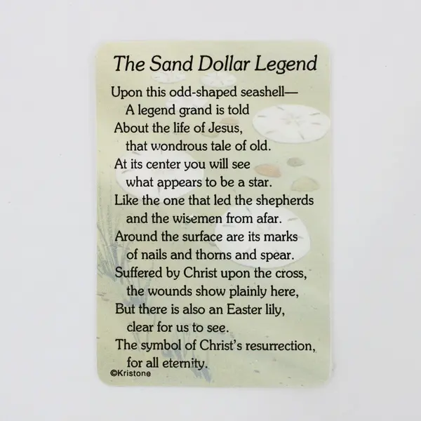 Lot of 3 Kristone Cards Footprints The Sand Dollar Legend Understanding