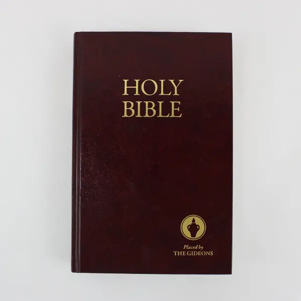 Lot of 2 The Gideons Holy Bible Hardcover Burgundy Gold Lettering