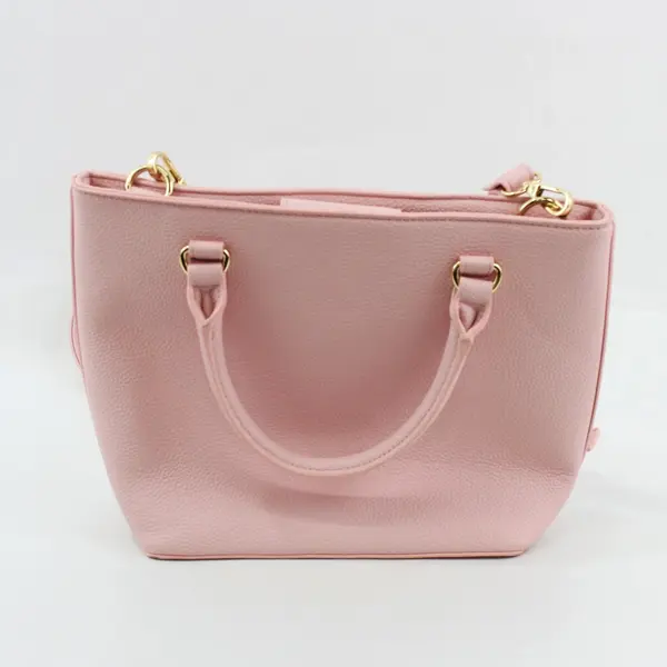 Nanette Lepore Light Pink Faux Leather Crossbody Purse Handbag