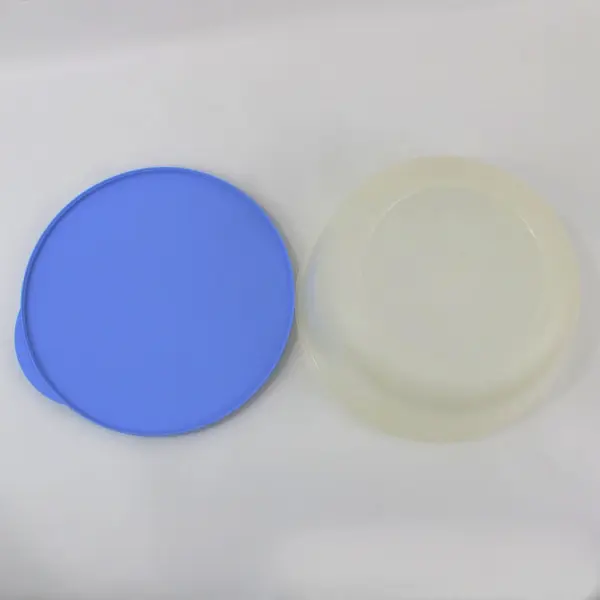 Tupperware 1834-7 4 Qt Food Storage Container Blue Lid FLAWED