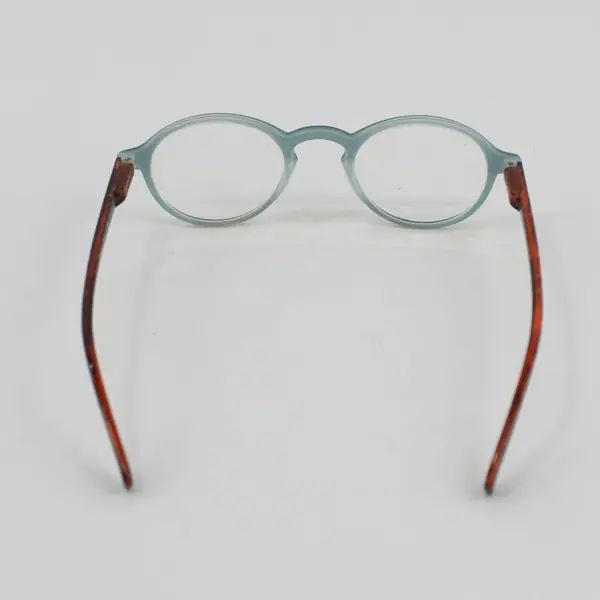 Readers.Com Studio 585 Pair Reading Glasses +1.25 Teal Frames Fabric Case
