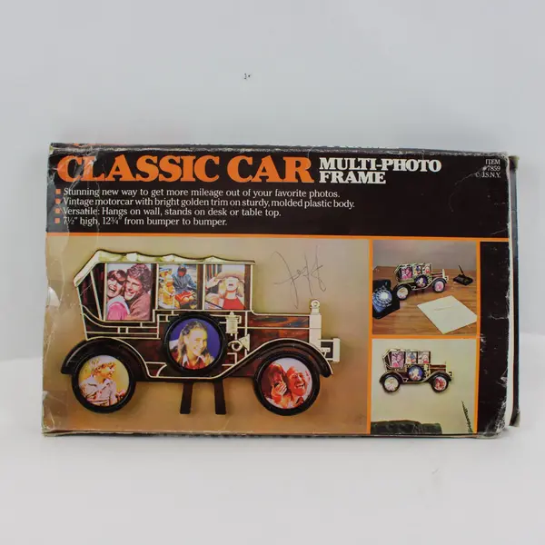 J.S.N.Y. Classic Car Multi-Photo Frame in Original Box, #7859 
