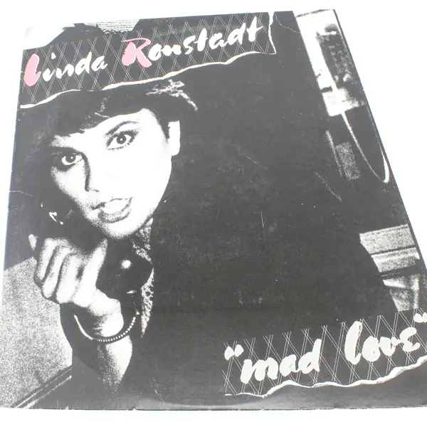 Linda Ronstadt Mad Love 12" Vinyl Record 1980 Asylum Records 