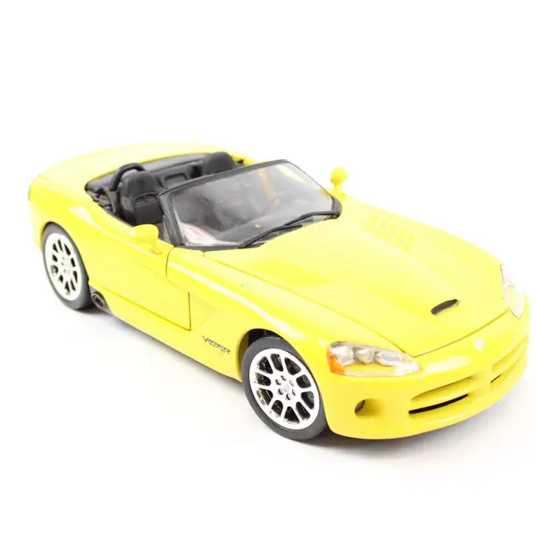 ERTL Dodge Viper 2001 Yellow 1:18 Diecast Convertible Model