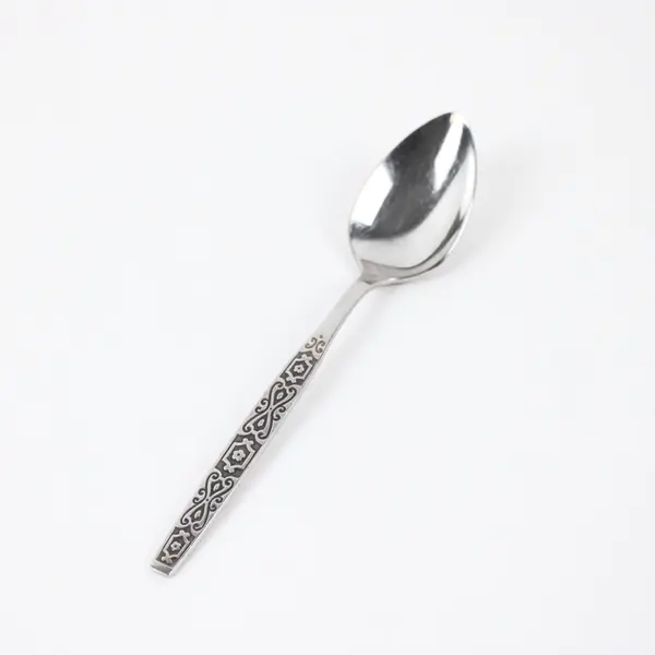 Oneida Deluxe Stainless Teaspoon 6in Ornate Decorative Handle