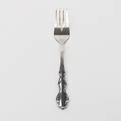 Reed & Barton Stainless Steel Table Fork Ornate Decorative Handle