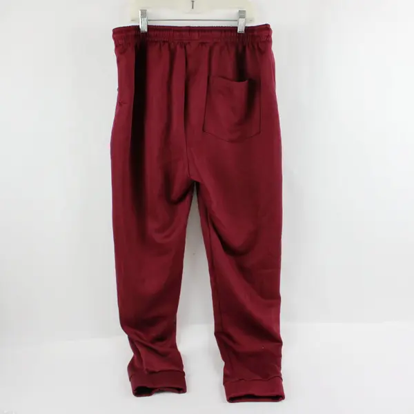 Men's Joggers Maroon Red Size Large Pre-Owned