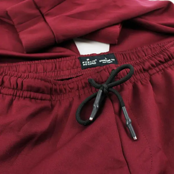 Men's Joggers Maroon Red Size Large Pre-Owned