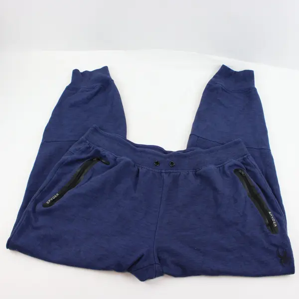 Spyder SPM7040U Men's Active Joggers Blue XL Flawed Missing Drawstring