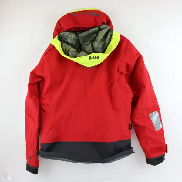 Helly Hansen Men's Small Red Zip-Up Visibility Jacket Pre-Owned