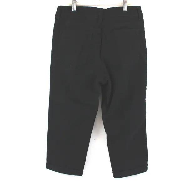NYDJ Lift Tuck Technology Black Capri Pants Women's Size 6P