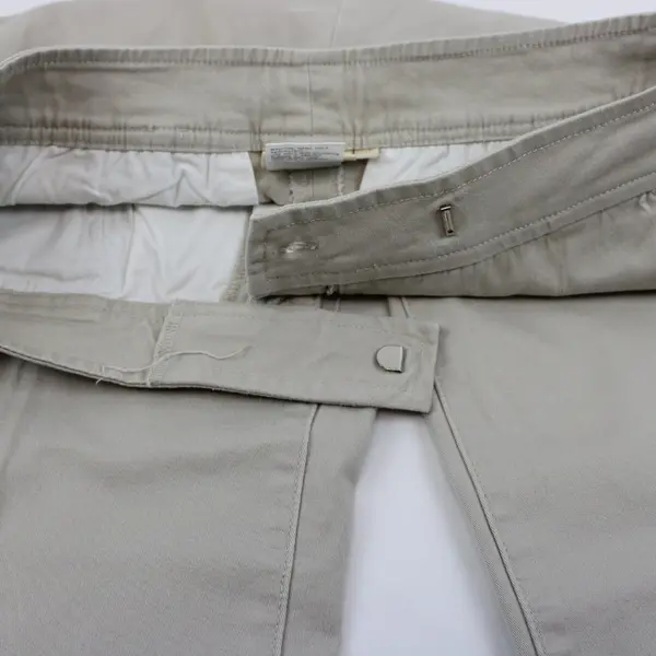Norm Thompson Women's Tan Straight Leg Pants Size 10P Business Casual