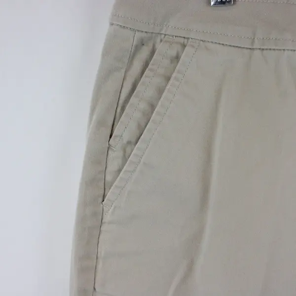 Norm Thompson Women's Tan Straight Leg Pants Size 10P Business Casual