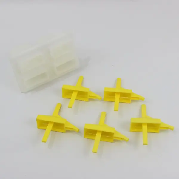 Reusable Popsicle Ice Pop Mold Tray White Yellow Handles