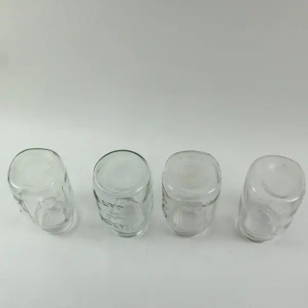Lot of 3 Ball and 1 Mason Star Narrow Mouth Quart Canning Jars