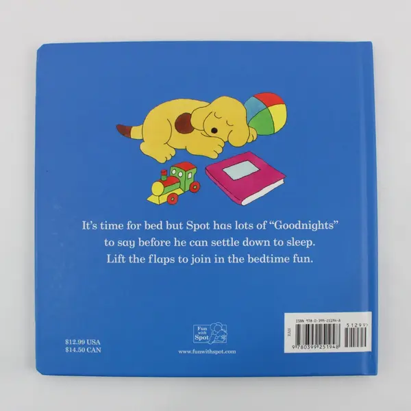 Spot Says Goodnight 2008 Eric Hill Lift-the-Flap Board Book