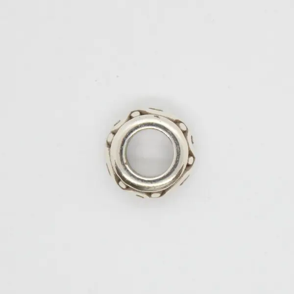 Brighton Silver-Tone Scroll Design Charm Bead