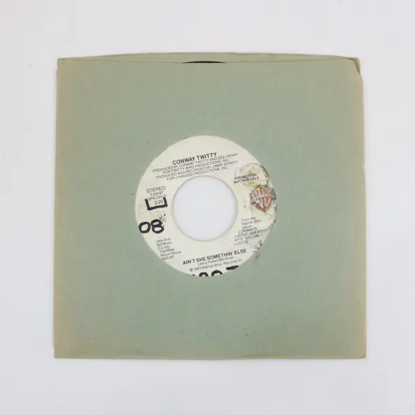 Conway Twitty Ain't She Somethin' Else 7" Vinyl Record 1983