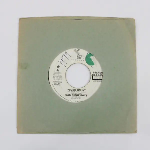 Oak Ridge Boys Come On In AB-12434 ABC Records Promo 7in Vinyl Single