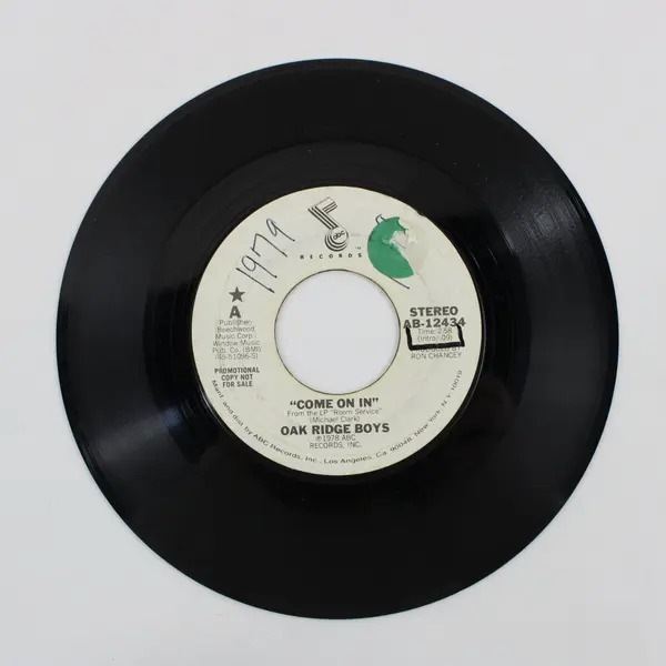 Oak Ridge Boys Come On In AB-12434 ABC Records Promo 7in Vinyl Single