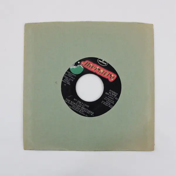 The Statler Brothers My Only Love 7" Promo DJ Vinyl Record Mercury 880 411-7 DJ